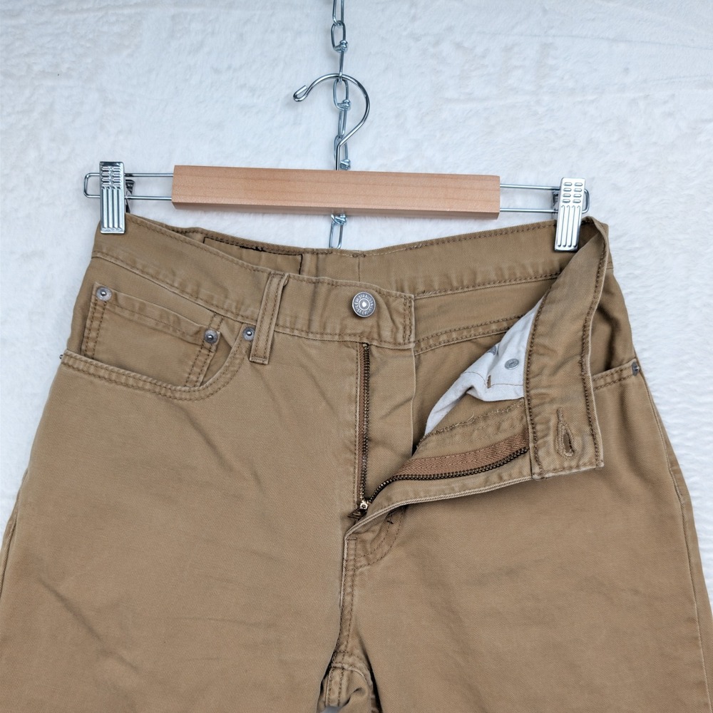 Levi's 514 Jeans Men's 32x30 Tan Brown Straight Leg Red Tab Earthtone Workwear